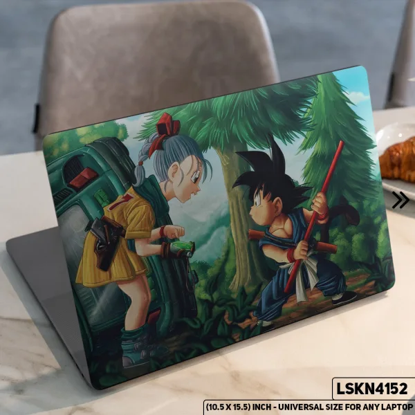 DDecorator Dragon Ball Z Z Warriors Goku Matte Finished Removable Waterproof Laptop Sticker & Laptop Skin (Including FREE Accessories) - LSKN4152 - DDecorator