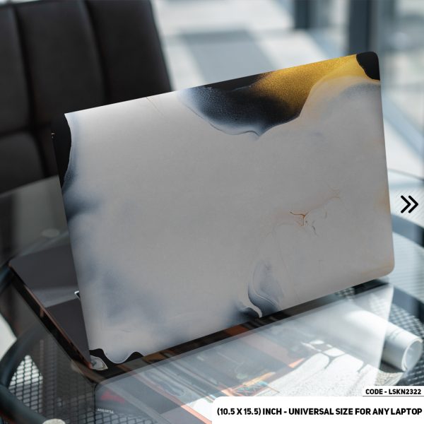 DDecorator Liquid Marble Texture Matte Finished Removable Waterproof Laptop Sticker & Laptop Skin (Including FREE Accessories) - LSKN2322 - DDecorator