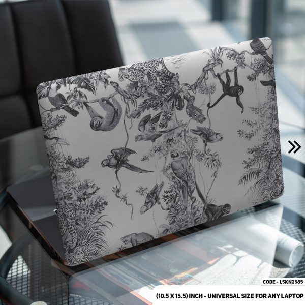 DDecorator Luxury Brand Iconic Pattern Matte Finished Removable Waterproof Laptop Sticker & Laptop Skin (Including FREE Accessories) - LSKN2585 - DDecorator
