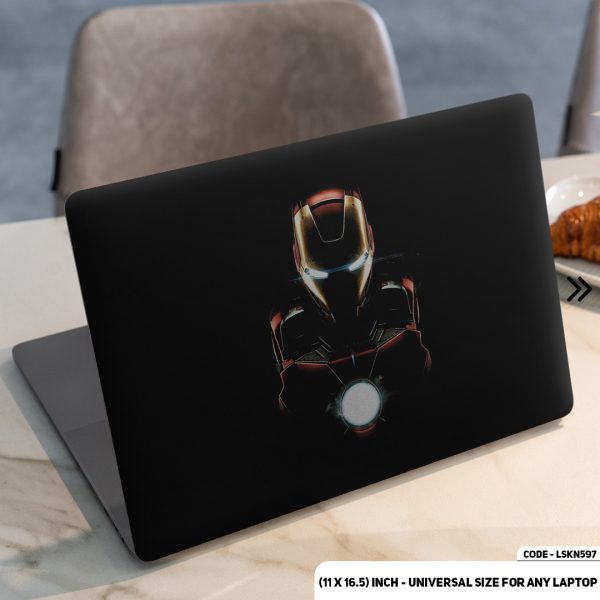 DDecorator Iron Man Iconic Suit Matte Finished Removable Waterproof Laptop Sticker & Laptop Skin (Including FREE Accessories) - LSKN597 - DDecorator