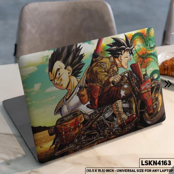 DDecorator Dragon Ball Z Z Warriors Goku Matte Finished Removable Waterproof Laptop Sticker & Laptop Skin (Including FREE Accessories) - LSKN4163 - DDecorator