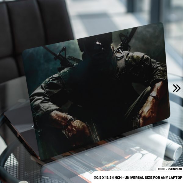 DDecorator Digital Male Character Matte Finished Removable Waterproof Laptop Sticker & Laptop Skin (Including FREE Accessories) - LSKN2670 - DDecorator