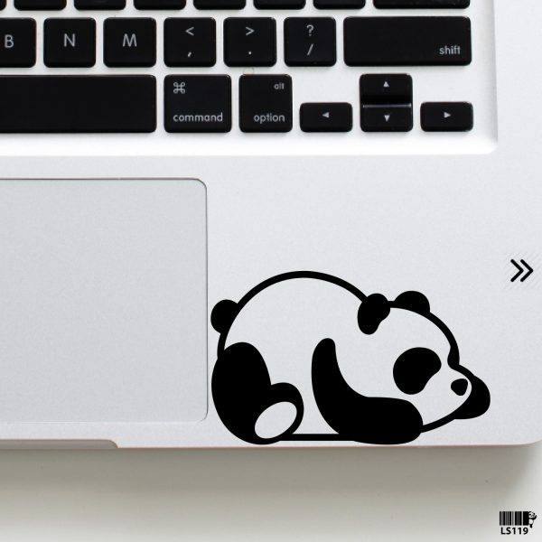 DDecorator Fat Baby Sleeping Panda (Right) Laptop Sticker Vinyl Decal Removable Laptop Stickers For Any Kind of Laptop - LS119 - DDecorator