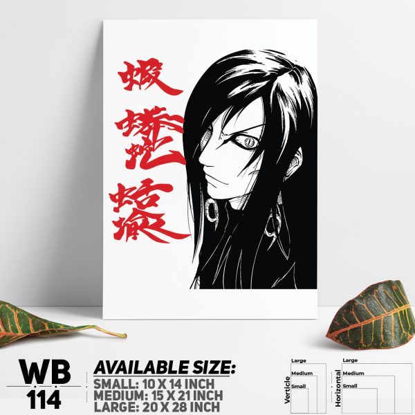 DDecorator Naruto Uzumak Manga Naruto Anime Wall Canvas Wall Poster Wall Board - 3 Size Available - WB114 - DDecorator