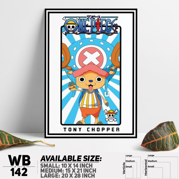 DDecorator One Piece Anime Manga series Wall Canvas Wall Poster Wall Board - 3 Size Available - WB142 - DDecorator