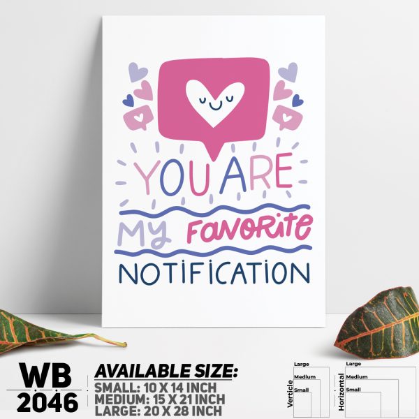 DDecorator Favourite - Motivational Wall Canvas Wall Poster Wall Board - 3 Size Available - WB2046 - DDecorator