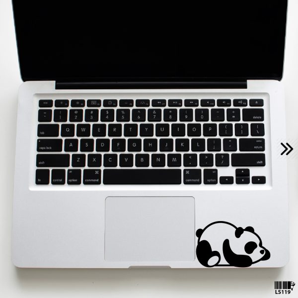 DDecorator Fat Baby Sleeping Panda (Right) Laptop Sticker Vinyl Decal Removable Laptop Stickers For Any Kind of Laptop - LS119 - DDecorator