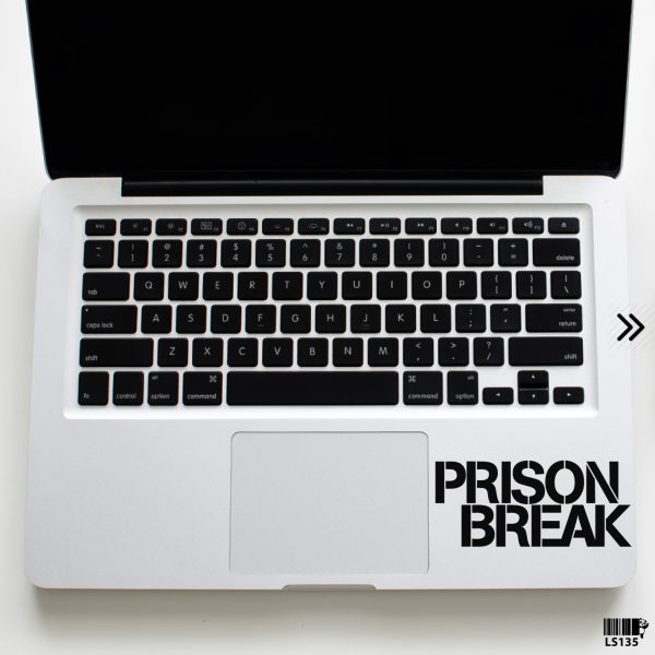 DDecorator Icon - Prison Break TV Series Laptop Sticker Vinyl Decal Removable Laptop Stickers For Any Kind of Laptop - LS135 - DDecorator