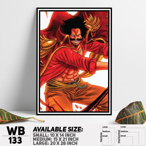 DDecorator One Piece Anime Manga series Wall Canvas Wall Poster Wall Board - 3 Size Available - WB133 - DDecorator