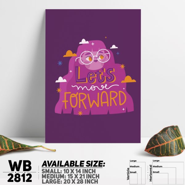 DDecorator Girl - Motivational Wall Canvas Wall Poster Wall Board - 3 Size Available - WB2812 - DDecorator