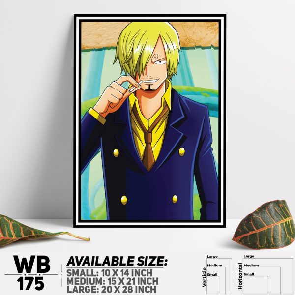 DDecorator One Piece Anime Manga series Wall Canvas Wall Poster Wall Board - 3 Size Available - WB175 - DDecorator