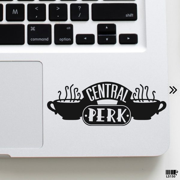 DDecorator Central Perk Iconic Logo - Friends TV Series F.R.I.E.N.D.S Laptop Sticker Vinyl Decal Removable Laptop Stickers For Any Kind of Laptop - LS150 - DDecorator