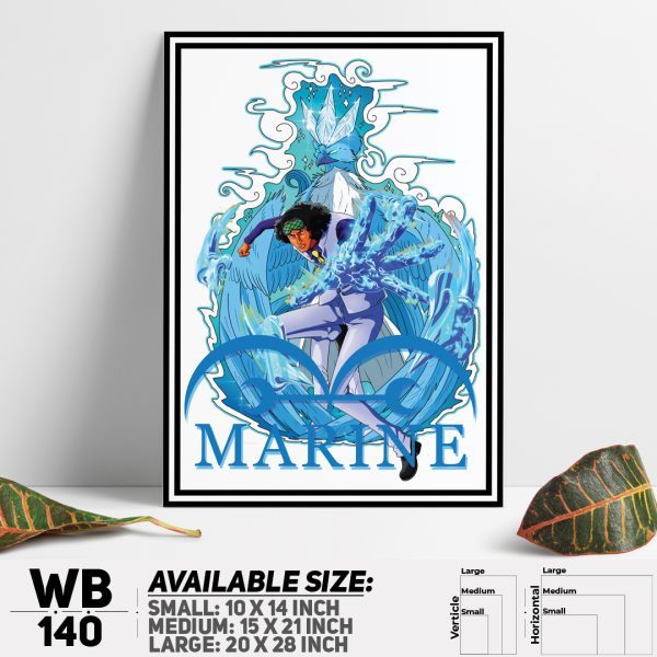 DDecorator One Piece Anime Manga series Wall Canvas Wall Poster Wall Board - 3 Size Available - WB140 - DDecorator
