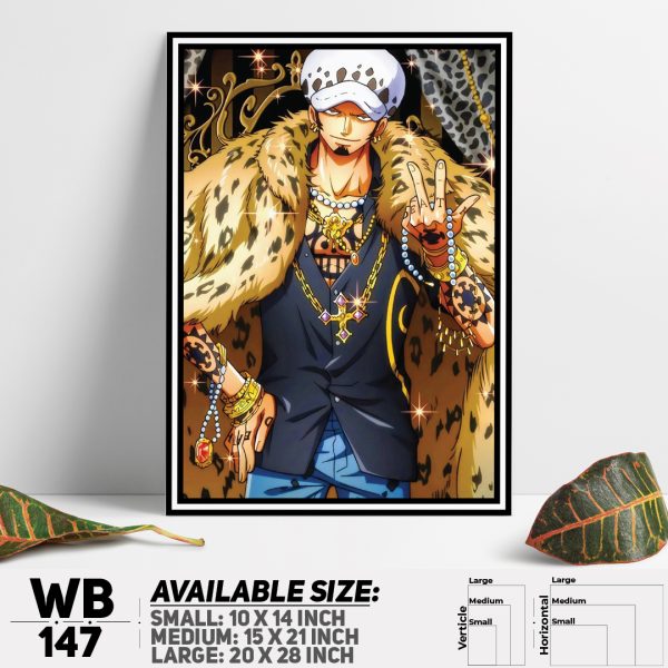 DDecorator One Piece Anime Manga series Wall Canvas Wall Poster Wall Board - 3 Size Available - WB147 - DDecorator