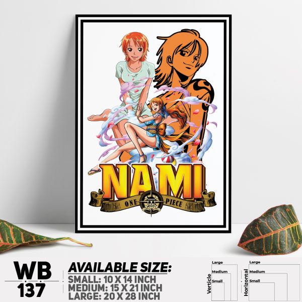 DDecorator One Piece Anime Manga series Wall Canvas Wall Poster Wall Board - 3 Size Available - WB137 - DDecorator
