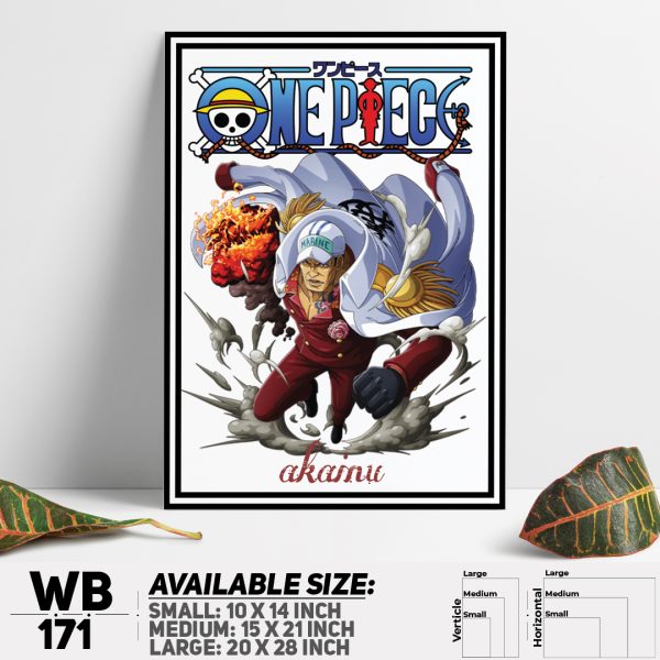 DDecorator One Piece Anime Manga series Wall Canvas Wall Poster Wall Board - 3 Size Available - WB171 - DDecorator