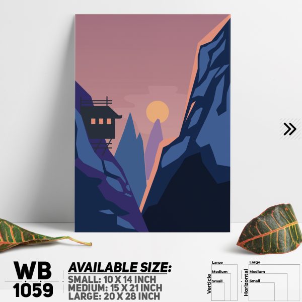 DDecorator Digital Painting Illustration Wall Canvas Wall Poster Wall Board - 3 Size Available - WB1059 - DDecorator