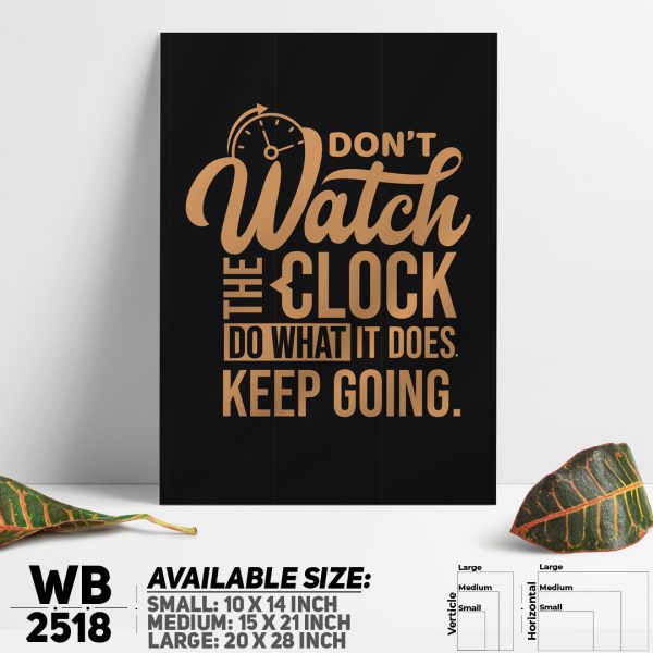 DDecorator Keep Going - Motivational Wall Canvas Wall Poster Wall Board - 3 Size Available - WB2518 - DDecorator
