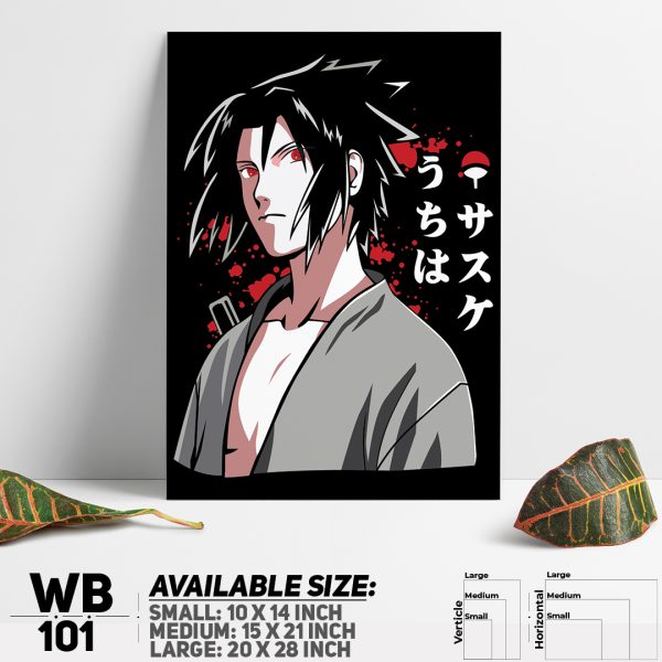 DDecorator Naruto Uzumak Manga Naruto Anime Wall Canvas Wall Poster Wall Board - 3 Size Available - WB101 - DDecorator