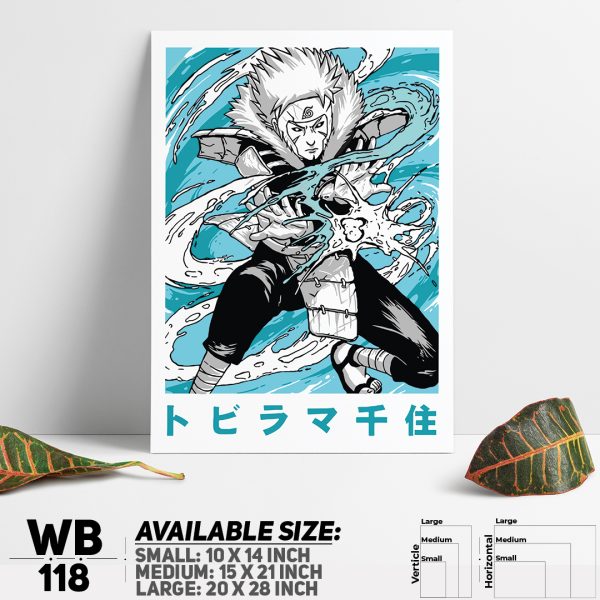 DDecorator Naruto Uzumak Manga Naruto Anime Wall Canvas Wall Poster Wall Board - 3 Size Available - WB118 - DDecorator