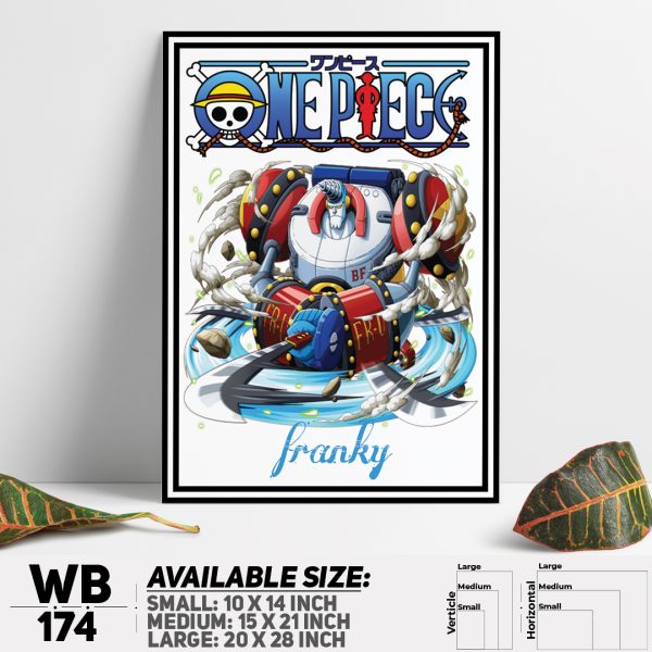 DDecorator One Piece Anime Manga series Wall Canvas Wall Poster Wall Board - 3 Size Available - WB174 - DDecorator