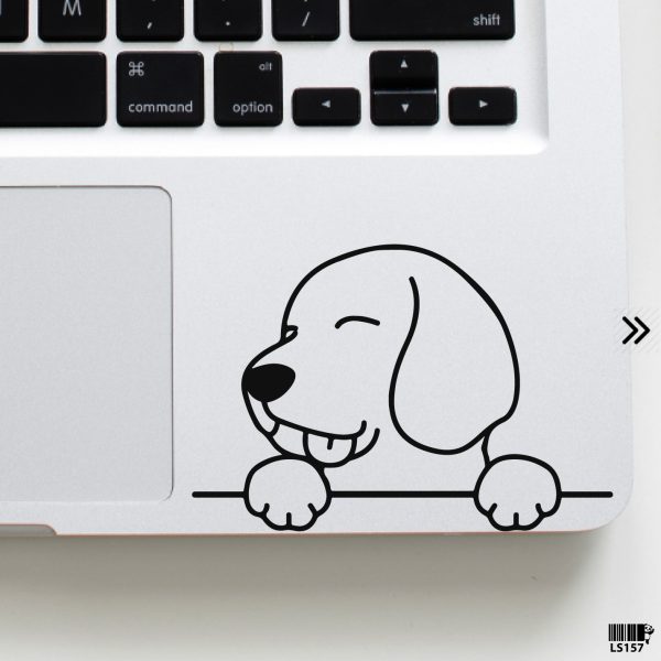 DDecorator Dog Pawing Laptop Sticker Vinyl Decal Removable Laptop Stickers For Any Kind of Laptop - LS157 - DDecorator