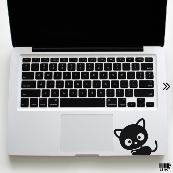 DDecorator Baby Cute Cat Laptop Sticker Vinyl Decal Removable Laptop Stickers For Any Kind of Laptop - LS197 - DDecorator