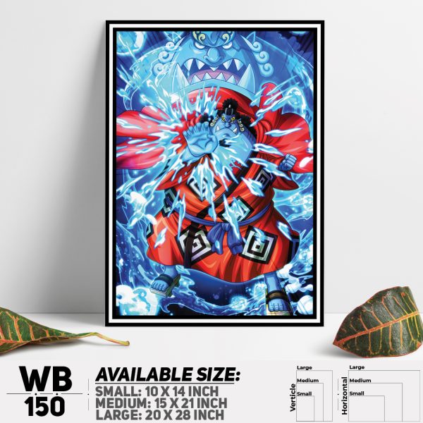 DDecorator One Piece Anime Manga series Wall Canvas Wall Poster Wall Board - 3 Size Available - WB150 - DDecorator