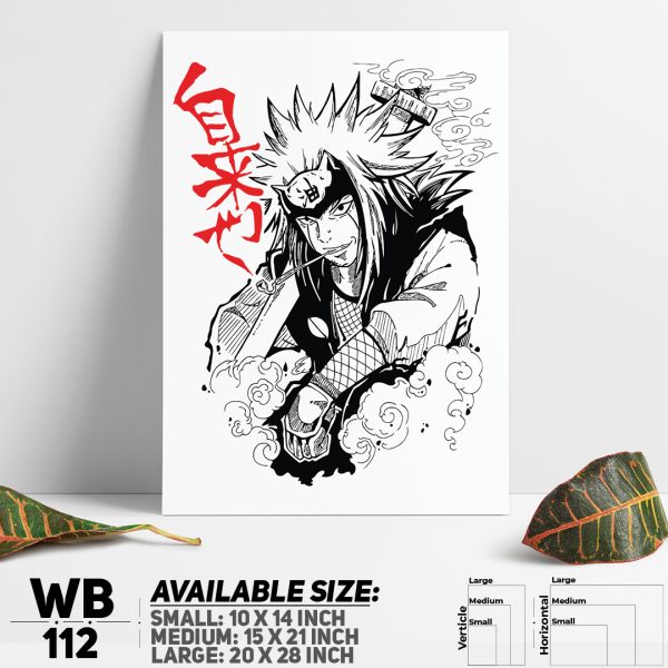 DDecorator Naruto Uzumak Manga Naruto Anime Wall Canvas Wall Poster Wall Board - 3 Size Available - WB112 - DDecorator