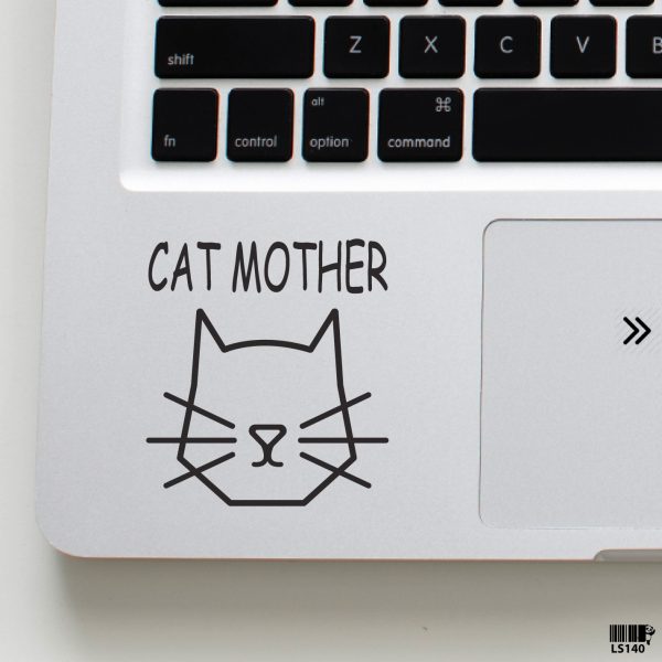 DDecorator Cat Mother Laptop Sticker Vinyl Decal Removable Laptop Stickers For Any Kind of Laptop - LS140 - DDecorator