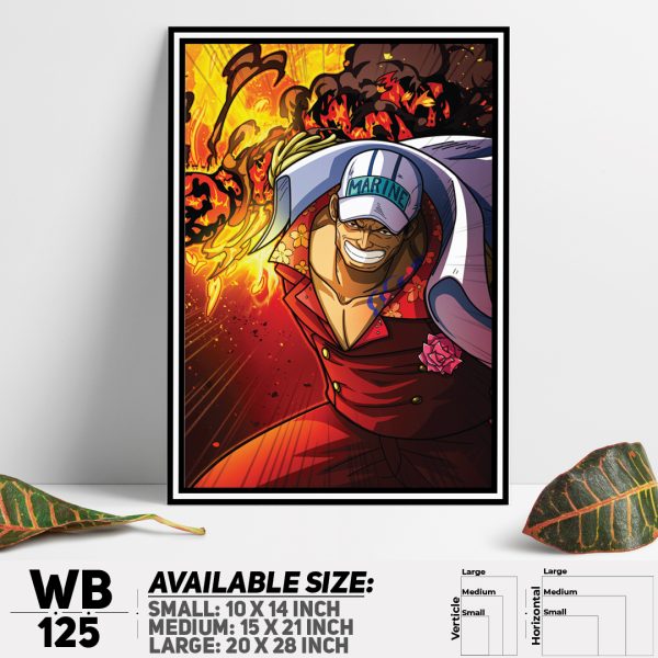 DDecorator One Piece Anime Manga series Wall Canvas Wall Poster Wall Board - 3 Size Available - WB125 - DDecorator