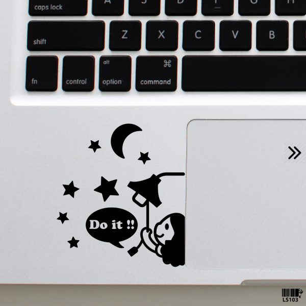 DDecorator Night Bell (Left) Laptop Sticker Vinyl Decal Removable Laptop Stickers For Any Kind of Laptop - LS103 - DDecorator
