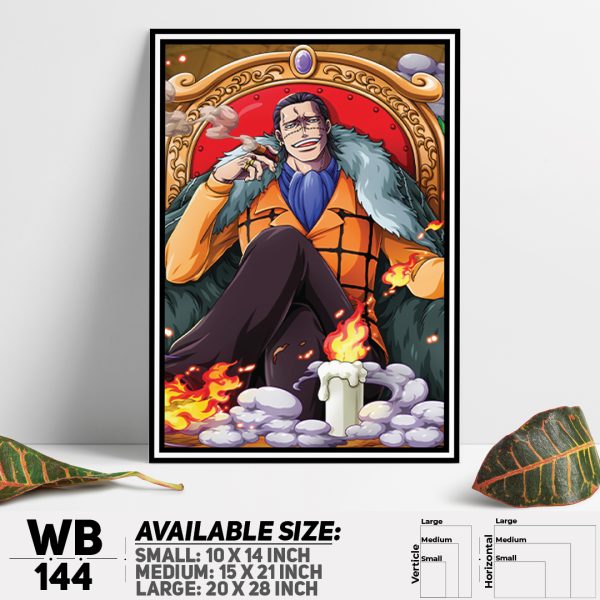 DDecorator One Piece Anime Manga series Wall Canvas Wall Poster Wall Board - 3 Size Available - WB144 - DDecorator