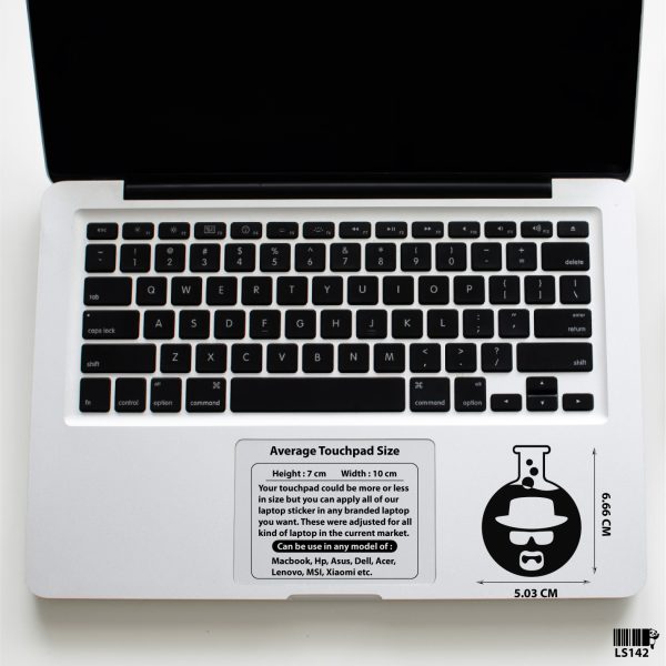 DDecorator Walter White - Heisenberg Theory - Breaking Bad Laptop Sticker Vinyl Decal Removable Laptop Stickers For Any Kind of Laptop - LS142 - DDecorator