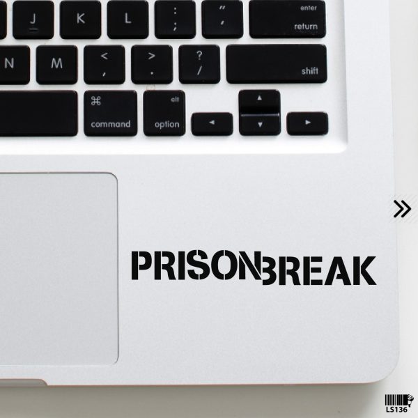 DDecorator Prison Break - Logo Laptop Sticker Vinyl Decal Removable Laptop Stickers For Any Kind of Laptop - LS136 - DDecorator