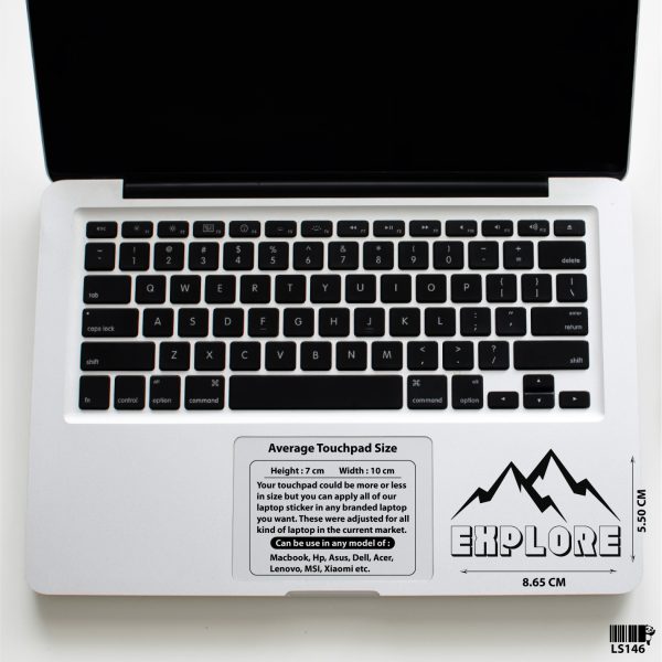 DDecorator Exotic Explore Laptop Sticker Vinyl Decal Removable Laptop Stickers For Any Kind of Laptop - LS146 - DDecorator
