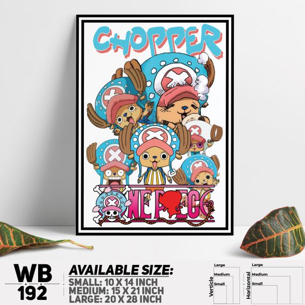 DDecorator One Piece Anime Manga series Wall Canvas Wall Poster Wall Board - 3 Size Available - WB192 - DDecorator