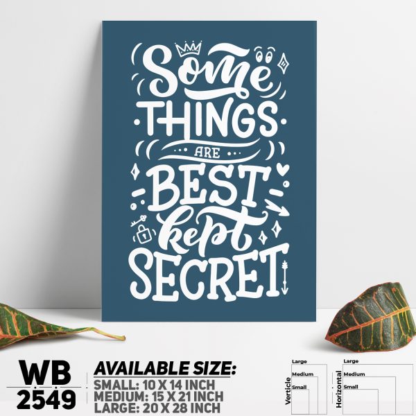 DDecorator Keep Your Dream Big - Motivational Wall Canvas Wall Poster Wall Board - 3 Size Available - WB2549 - DDecorator