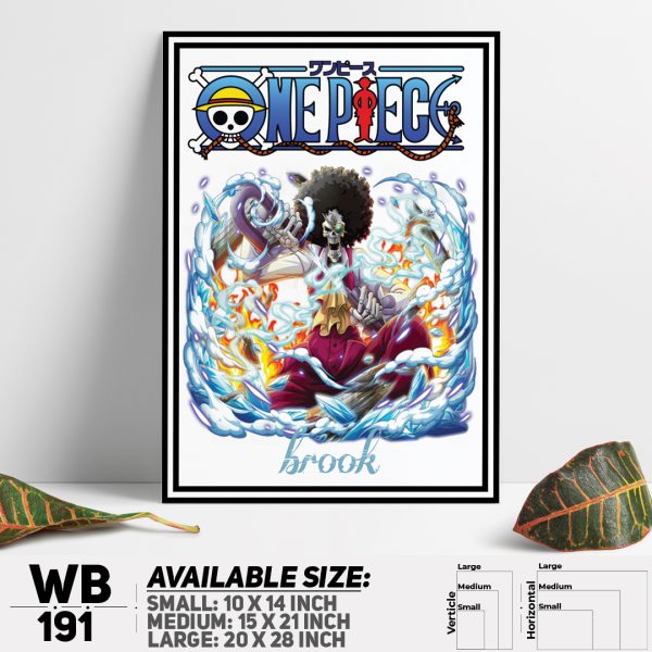 DDecorator One Piece Anime Manga series Wall Canvas Wall Poster Wall Board - 3 Size Available - WB191 - DDecorator