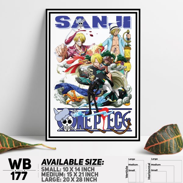 DDecorator One Piece Anime Manga series Wall Canvas Wall Poster Wall Board - 3 Size Available - WB177 - DDecorator