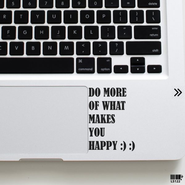 DDecorator Motivational Quote - Do More Laptop Sticker Vinyl Decal Removable Laptop Stickers For Any Kind of Laptop - LS122 - DDecorator