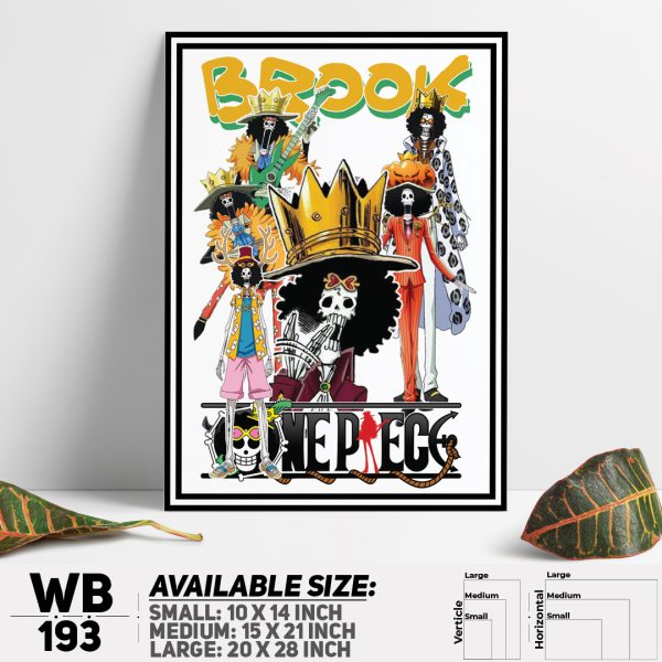 DDecorator One Piece Anime Manga series Wall Canvas Wall Poster Wall Board - 3 Size Available - WB193 - DDecorator