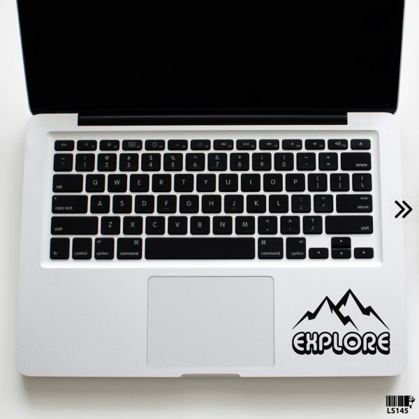 DDecorator Explore in Bold Font Laptop Sticker Vinyl Decal Removable Laptop Stickers For Any Kind of Laptop - LS145 - DDecorator