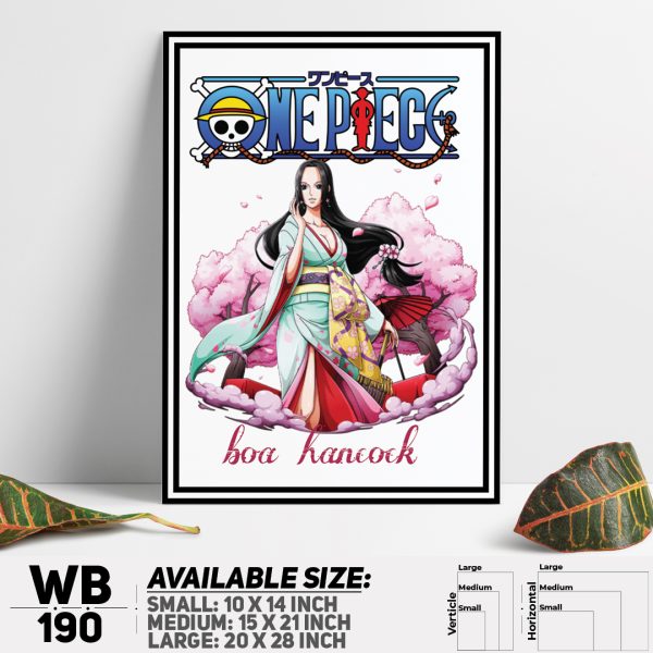 DDecorator One Piece Anime Manga series Wall Canvas Wall Poster Wall Board - 3 Size Available - WB190 - DDecorator