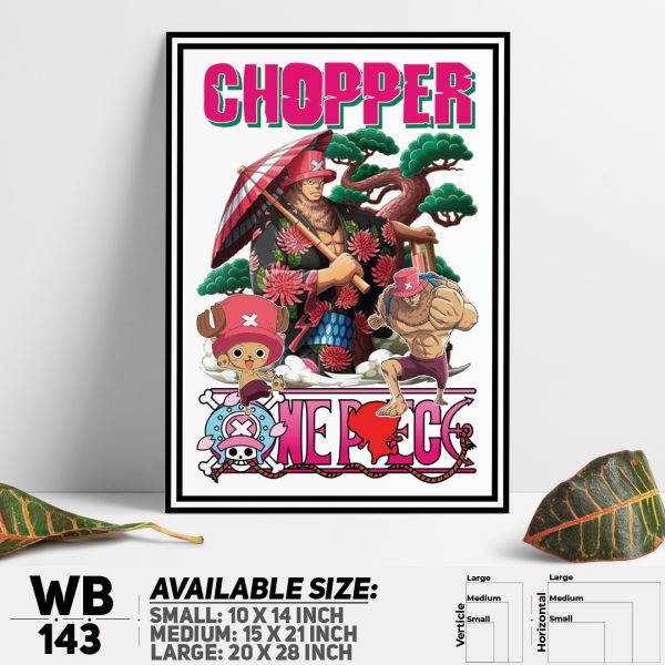 DDecorator One Piece Anime Manga series Wall Canvas Wall Poster Wall Board - 3 Size Available - WB143 - DDecorator