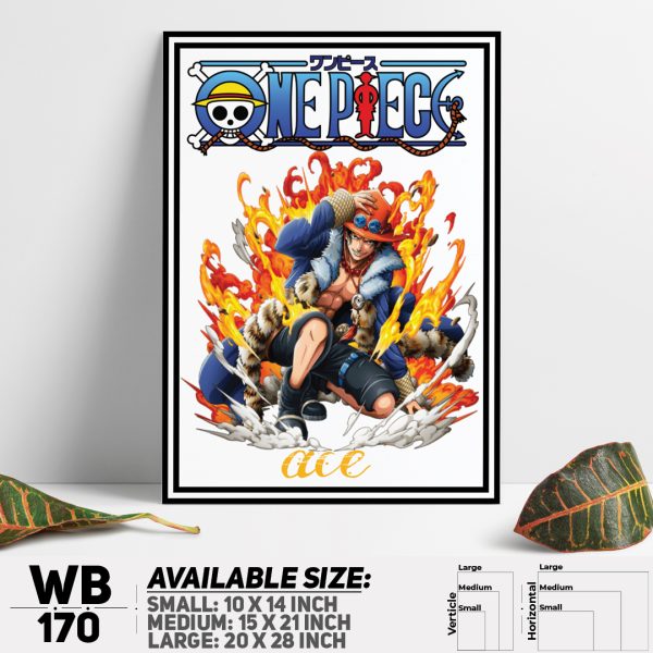 DDecorator One Piece Anime Manga series Wall Canvas Wall Poster Wall Board - 3 Size Available - WB170 - DDecorator