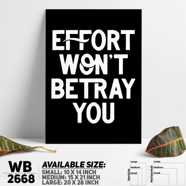 DDecorator Be Strong - Motivational Wall Canvas Wall Poster Wall Board - 3 Size Available - WB2668 - DDecorator