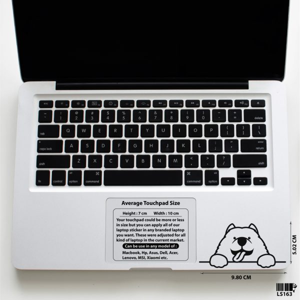 DDecorator Polar Bear Watching You Laptop Sticker Vinyl Decal Removable Laptop Stickers For Any Kind of Laptop - LS163 - DDecorator