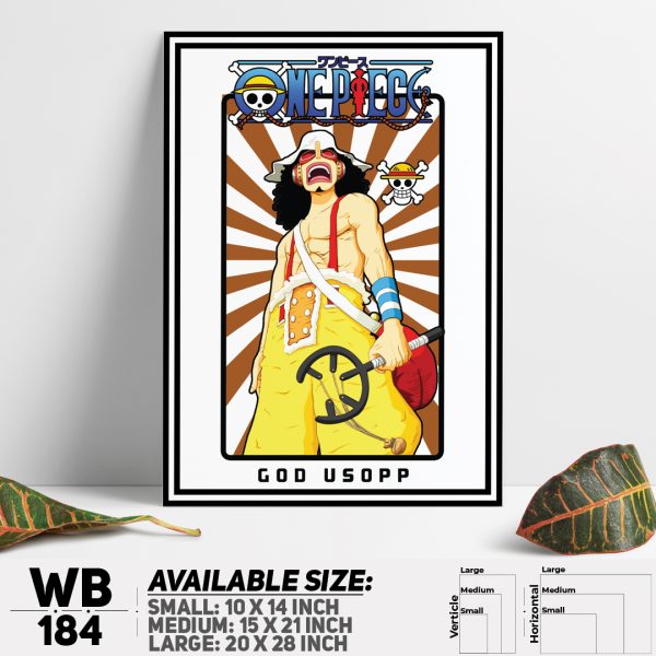 DDecorator One Piece Anime Manga series Wall Canvas Wall Poster Wall Board - 3 Size Available - WB184 - DDecorator