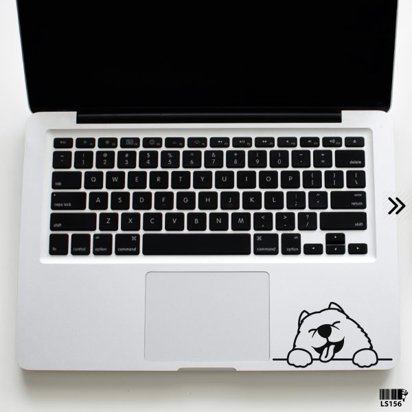 DDecorator Polar Bear Smiling Laptop Sticker Vinyl Decal Removable Laptop Stickers For Any Kind of Laptop - LS156 - DDecorator